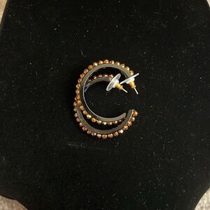 Premier Designs “Copper Falls” hoop earrings